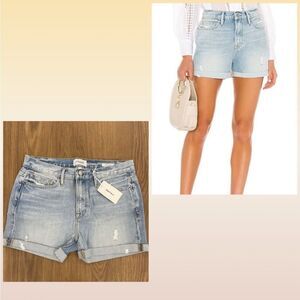 Frame Le Beau Shorts In Canter Rips
